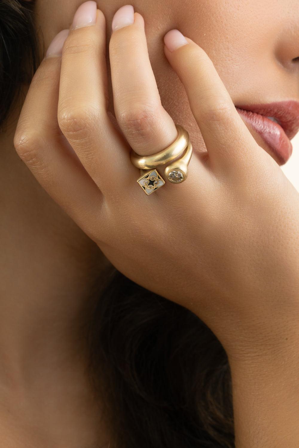 Sadaf Ring-YELLOW GOLD-5.5-JEWELRYFINE JEWELRING-ZAHN-Z