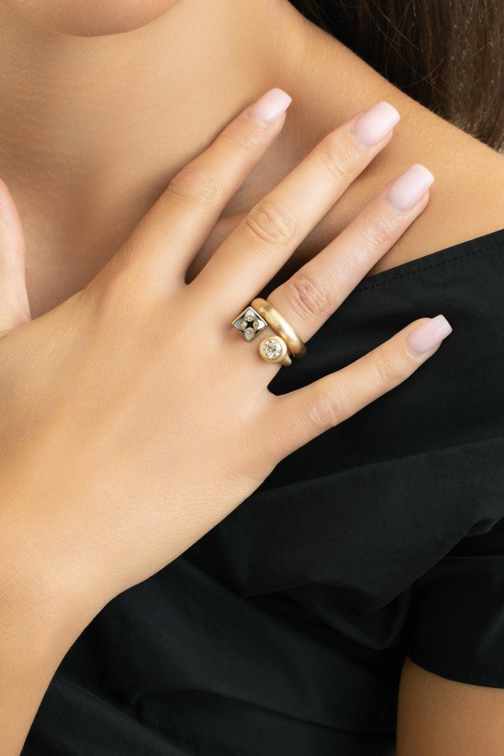 Sadaf Ring-YELLOW GOLD-5.5-JEWELRYFINE JEWELRING-ZAHN-Z