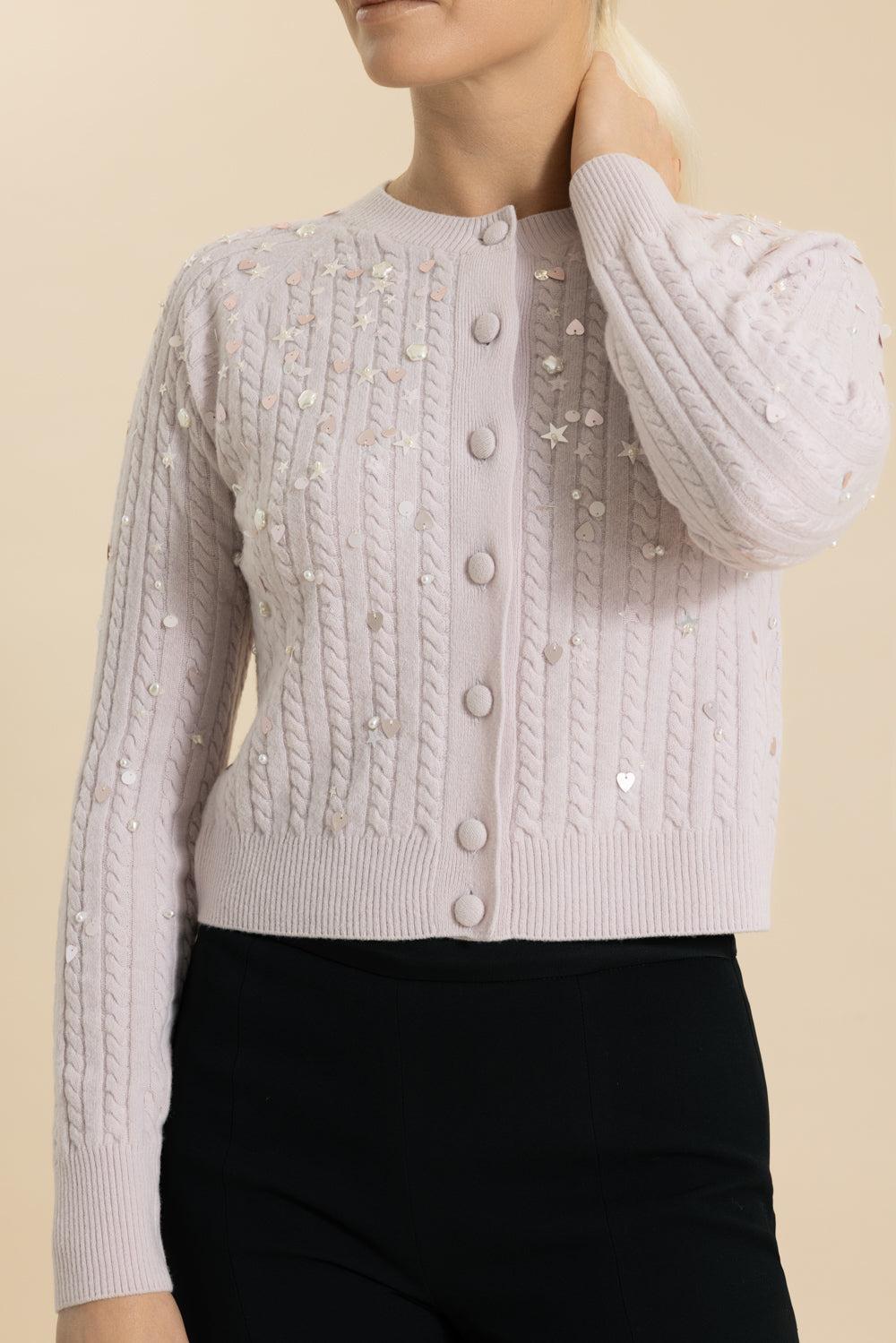 Gilberte Embroidered Cardigan-BLUSH PINK-XS-CLOTHINGTOPCARDIGAN-BERNADETTE