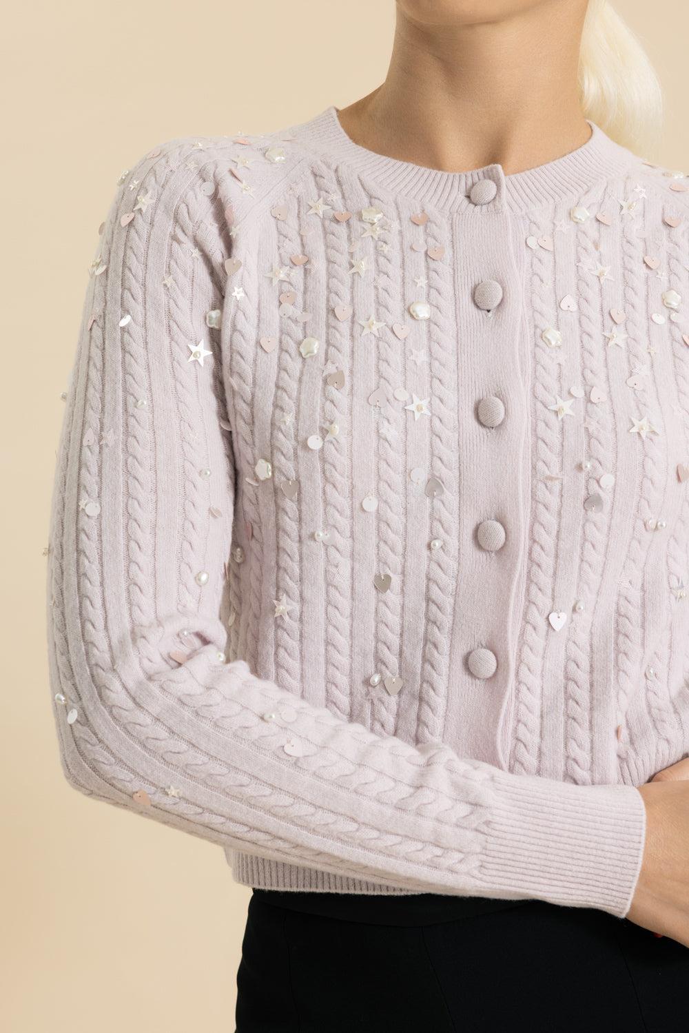 Gilberte Embroidered Cardigan-BLUSH PINK-XS-CLOTHINGTOPCARDIGAN-BERNADETTE