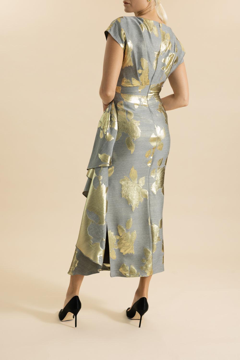 Florence Dress-GOLD-4-CLOTHINGDRESSCOCKTAIL-LELA ROSE
