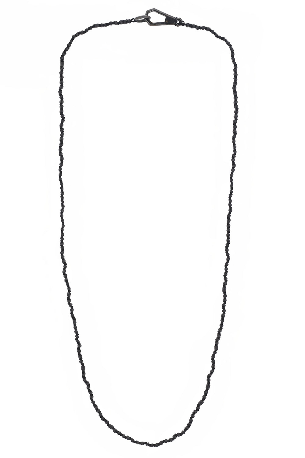 Matte Hematite Beaded Necklace-RHODIUM-22-JEWELRYFINE JEWELNECKLACE O-WALTERS FAITH