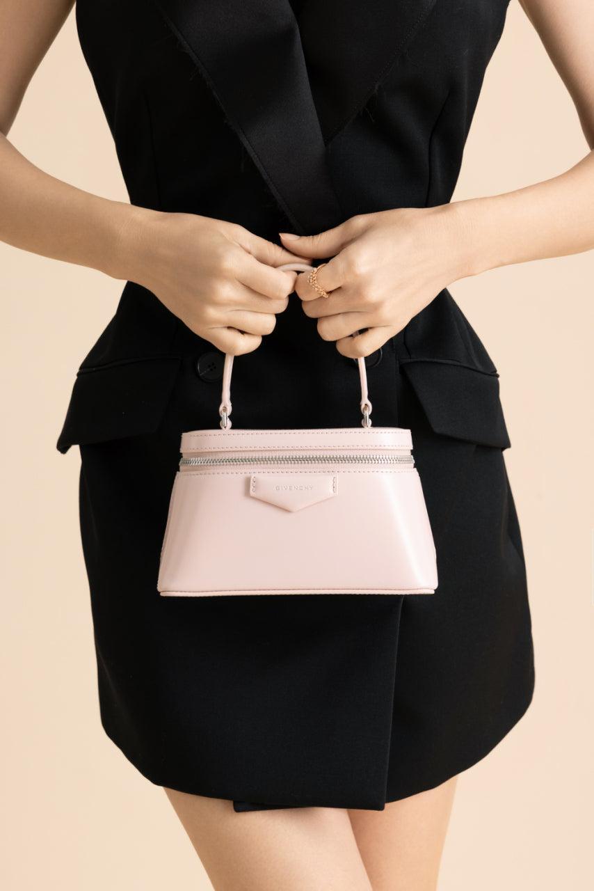 Antigona Vanity Mini Bag - Baby Pink-PINK-O/S-HANDBAGTOP HANDLE-GIVENCHY