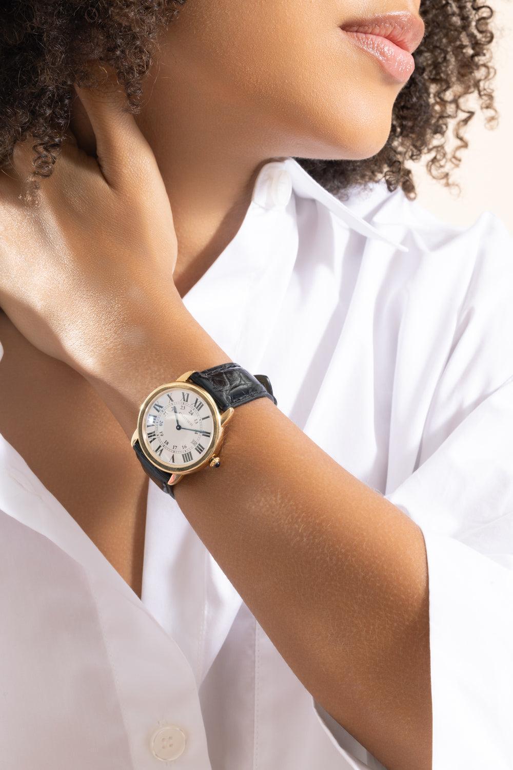 Pasha Watch-YELLOW GOLD-38MM-JEWELRYFINE JEWELWATCH-CARTIER