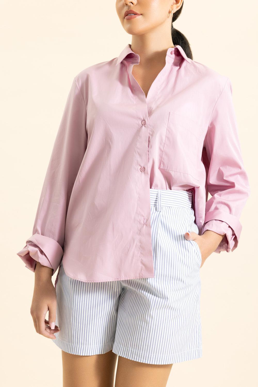 Next Morning Shirt - Lilas-PURPLE-P-CLOTHINGTOPBLOUSE-TWP