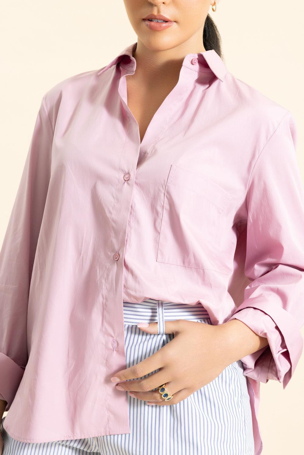 Next Morning Shirt - Lilas-PURPLE-P-CLOTHINGTOPBLOUSE-TWP