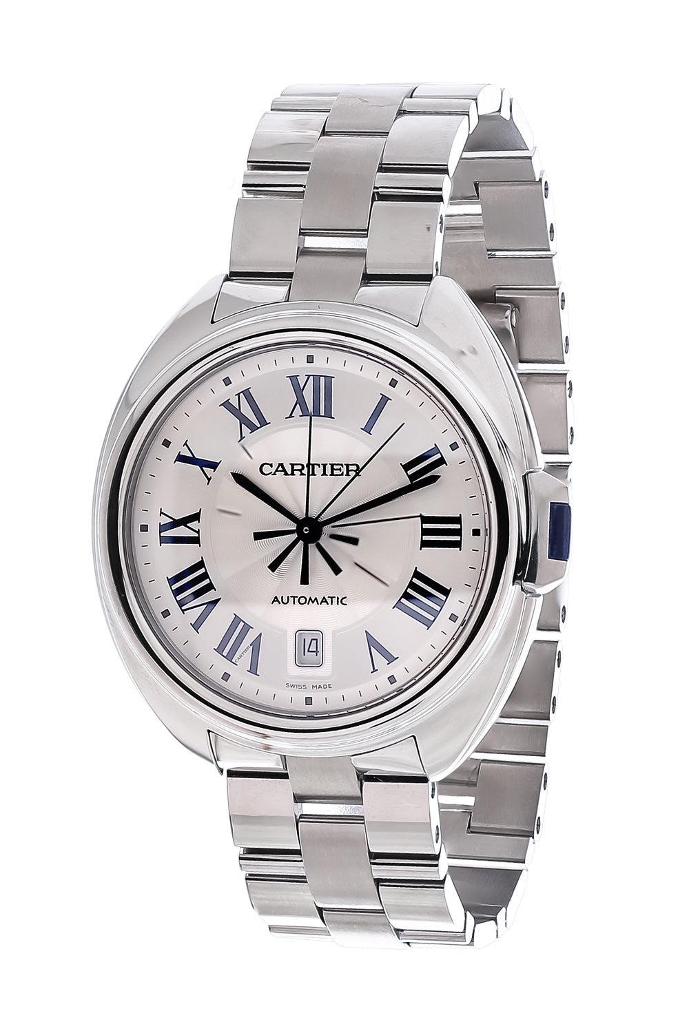 Clé De Watch-SILVER-40MM-JEWELRYFINE JEWELWATCH-CARTIER