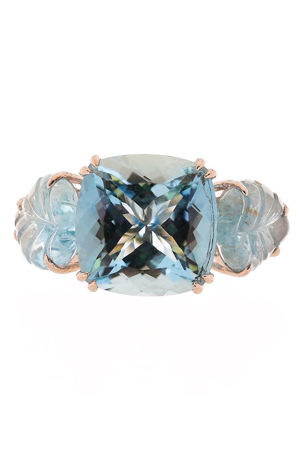 Aqua Carved Ring-WHITE GOLD-7-JEWELRYFINE JEWELRING-PIRANESI