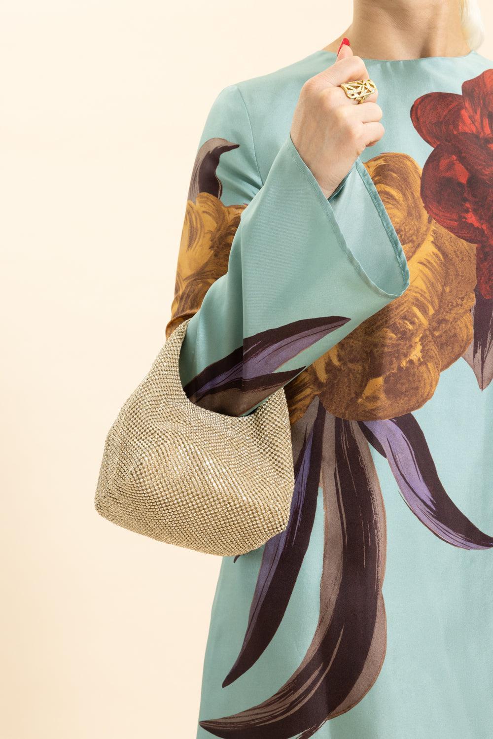 Kenzie Mini Bucket Clutch - Gold-GOLD-HANDBAGCLUTCHES-LOEFFLER RANDALL