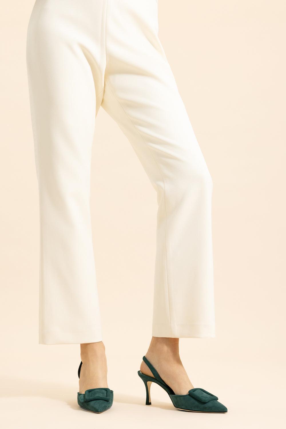 Maysli Slingback - Dark Green-GREEN-37-SHOEPUMP-MANOLO BLAHNIK