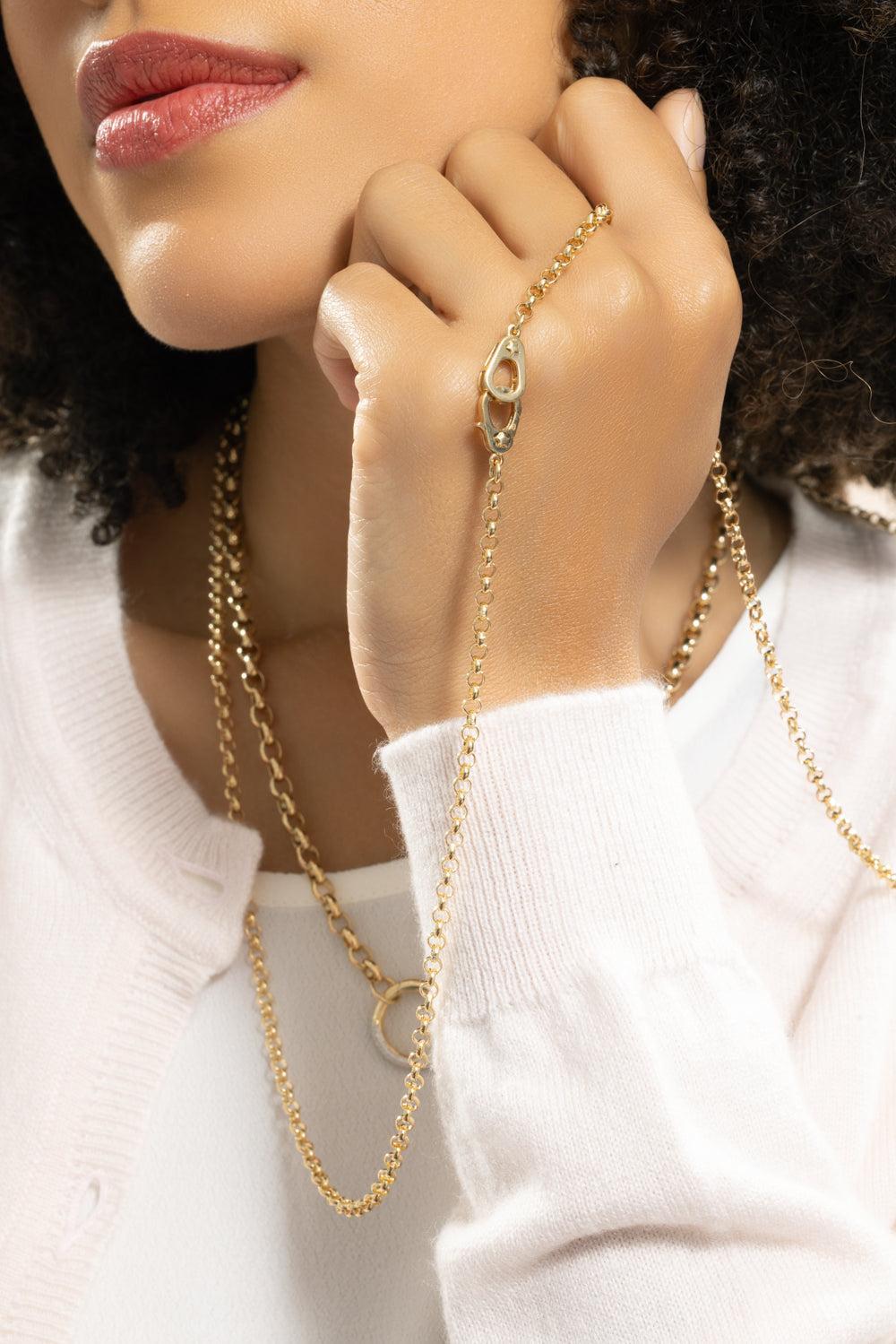 Sister Hook Medium Belcher Chain - 36in-YELLOW GOLD-36-JEWELRYFINE JEWELNECKLACE O-FOUNDRAE