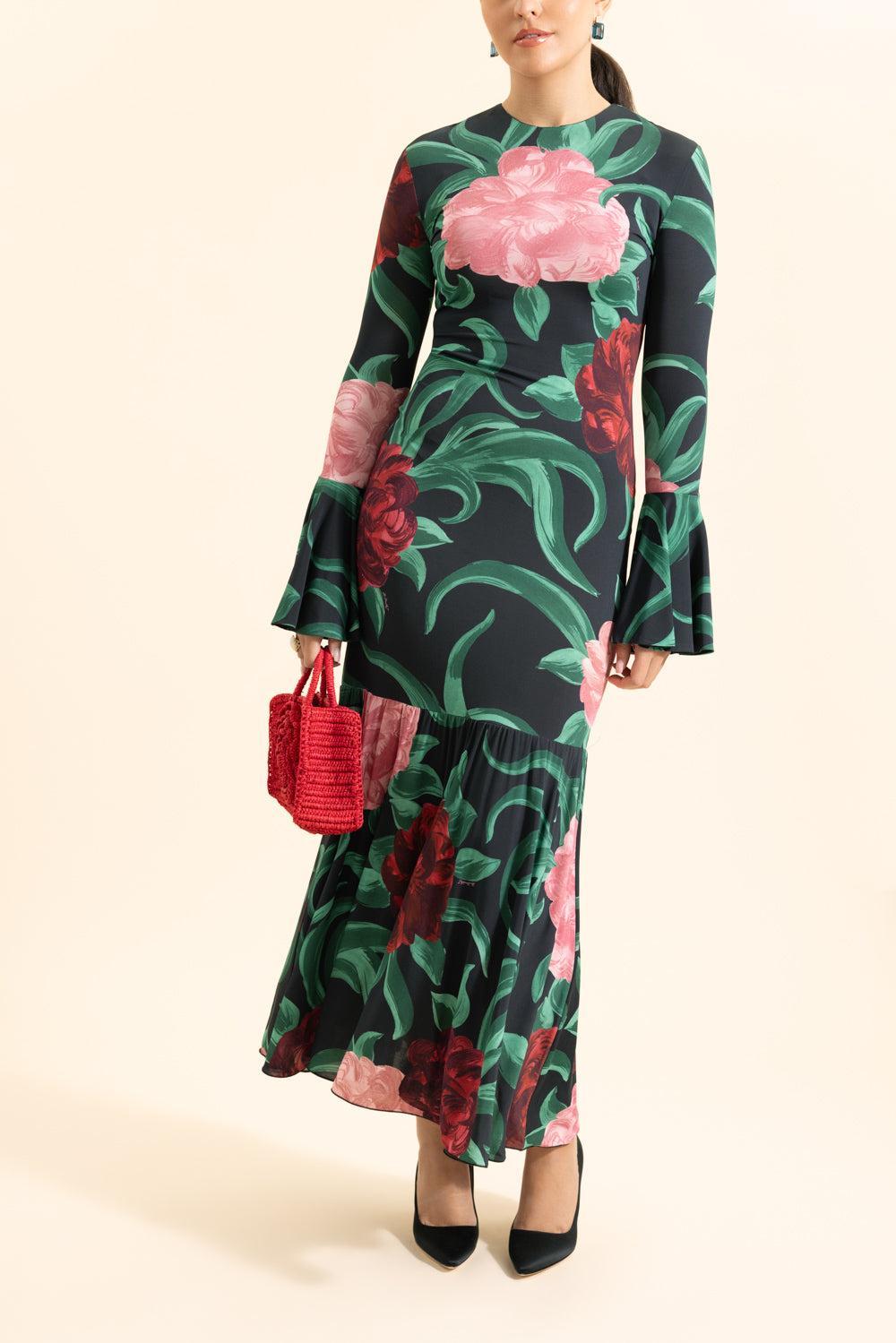 Alba Dress-PEONY-XS-CLOTHINGDRESSCASUAL-LA DOUBLEJ