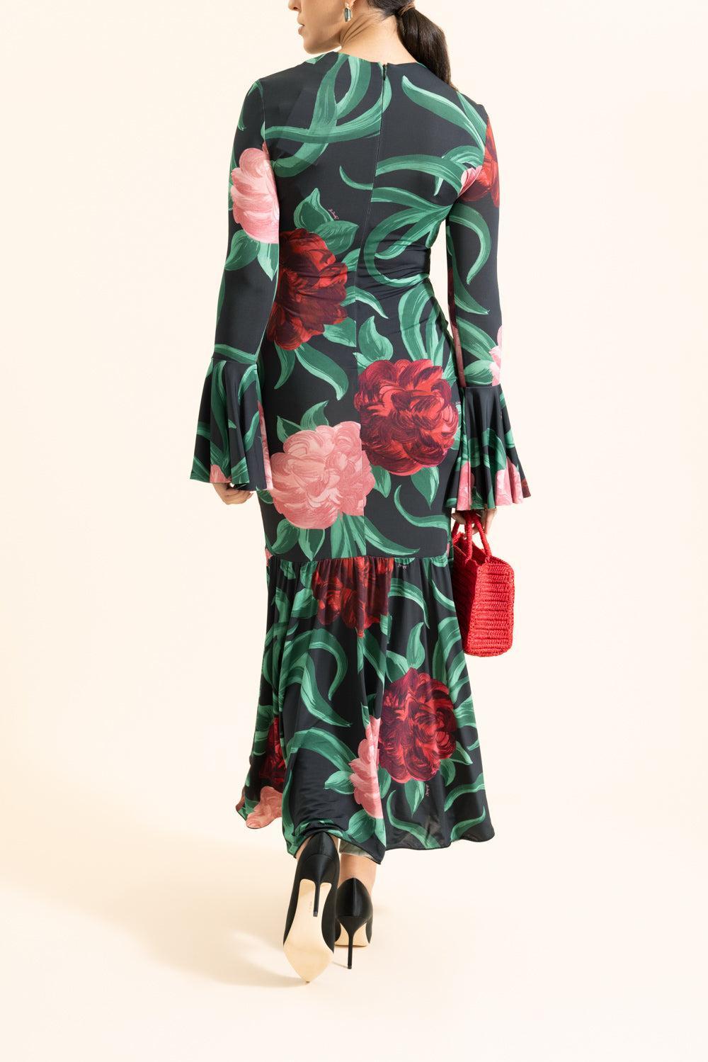 Alba Dress-PEONY-XS-CLOTHINGDRESSCASUAL-LA DOUBLEJ