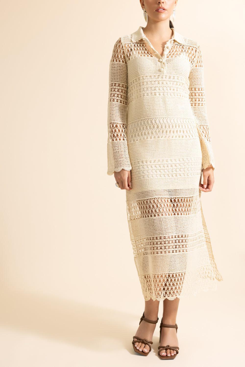 Wanderlust Sun Crochet Maxi Dress-CREAM-0-CLOTHINGDRESSCASUAL-ZIMMERMANN