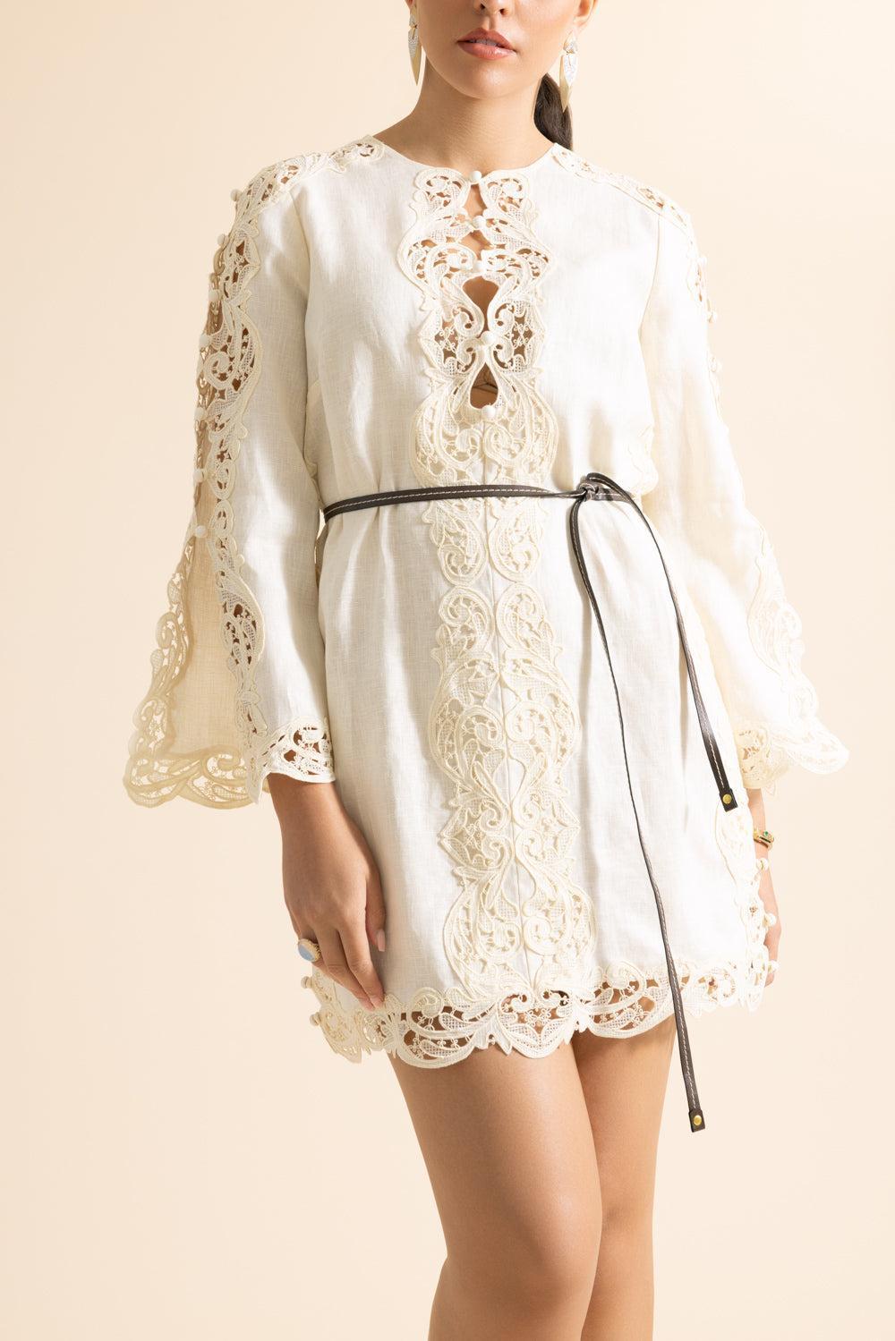 Awaken Embroidered Tunic-CREAM-0-CLOTHINGTOPTUNIC-ZIMMERMANN