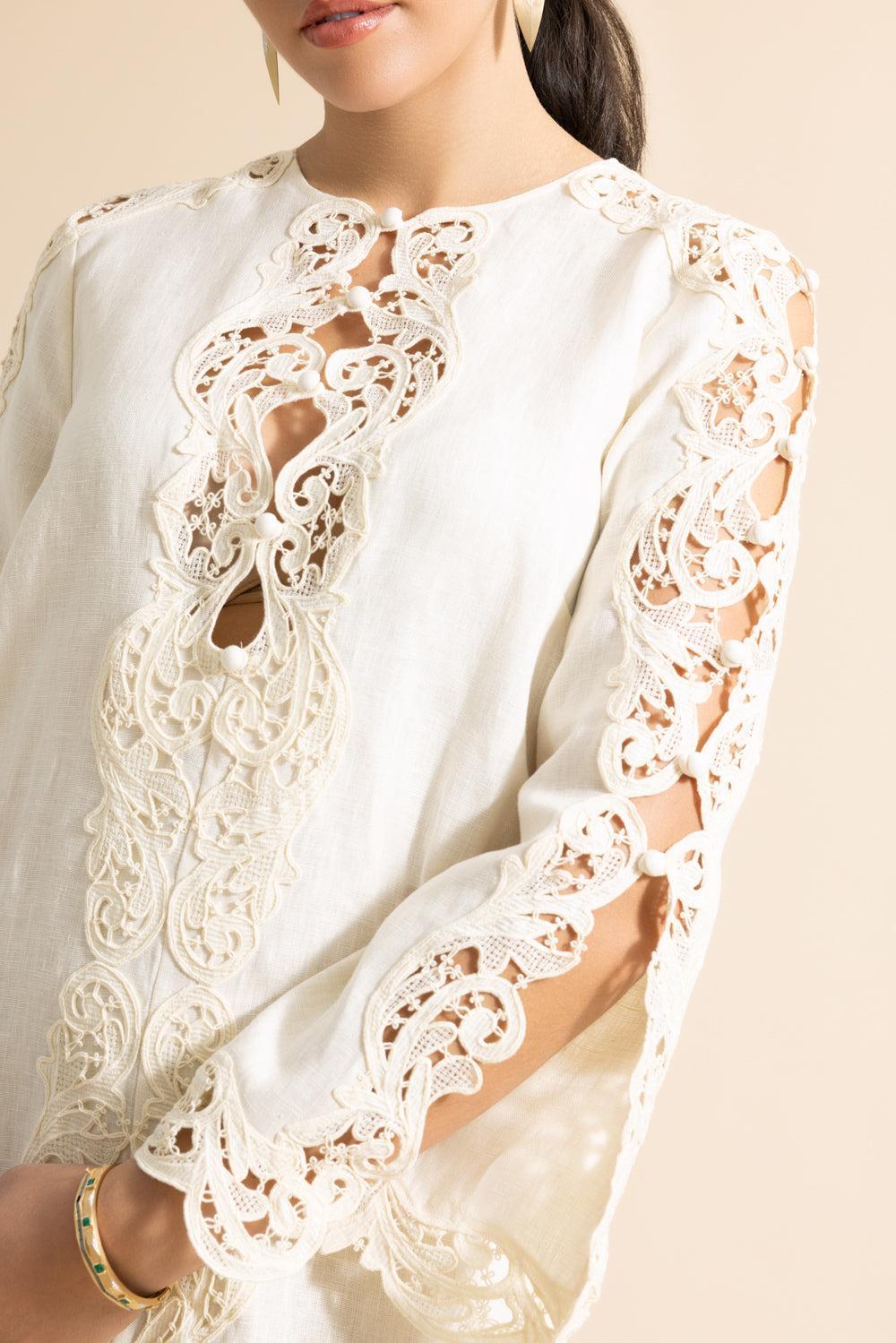 Awaken Embroidered Tunic-CREAM-0-CLOTHINGTOPTUNIC-ZIMMERMANN