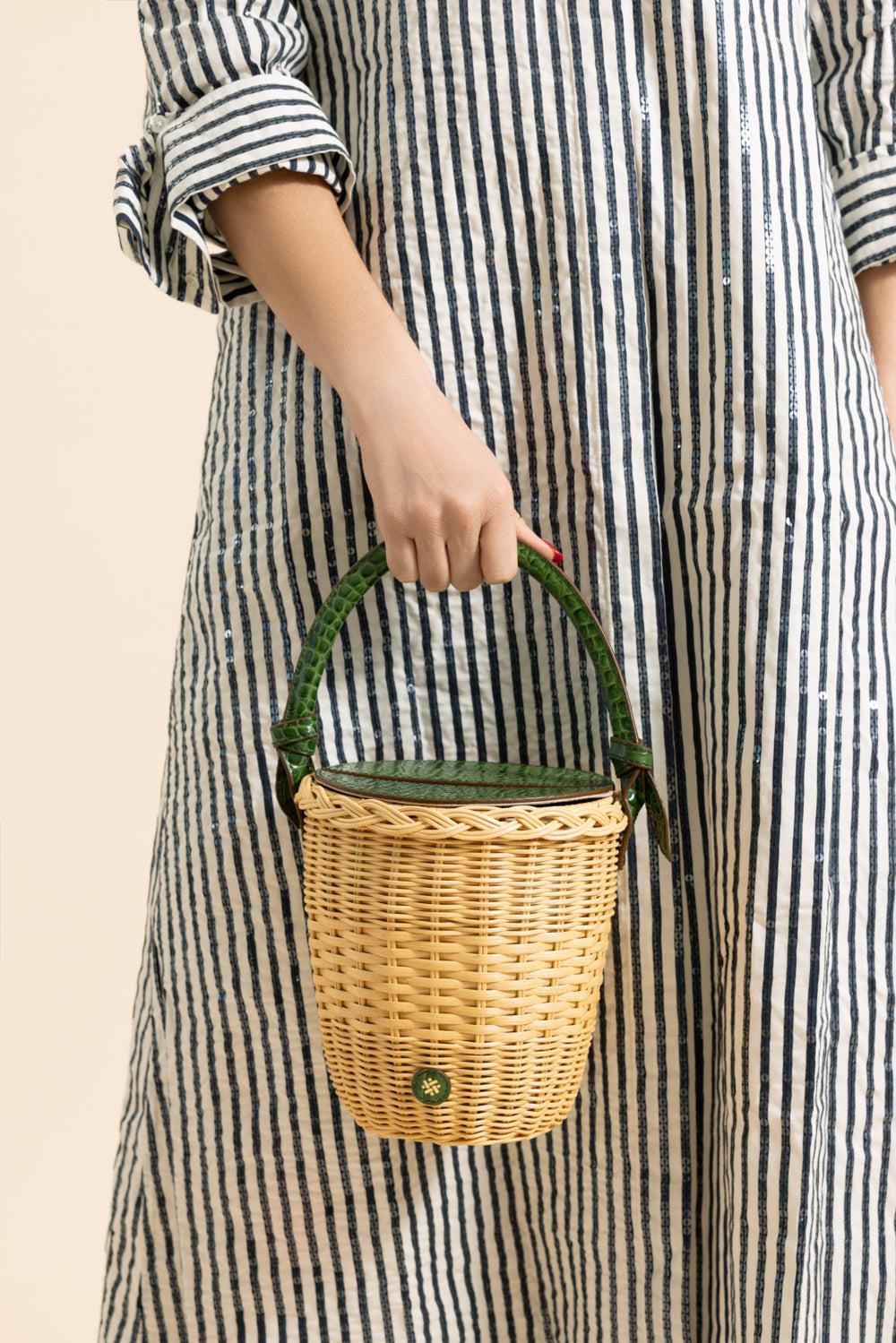 The Jane Bag - Moss Green-GREEN-HANDBAGTOP HANDLE-PAMELA MUNSON