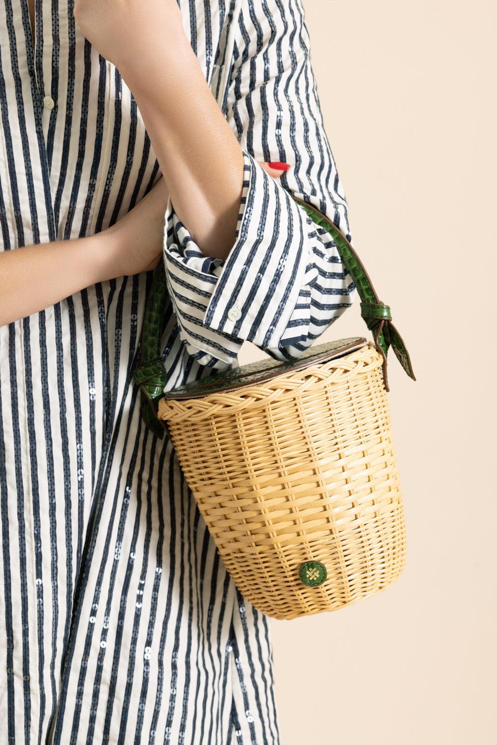 The Jane Bag - Moss Green-GREEN-HANDBAGTOP HANDLE-PAMELA MUNSON