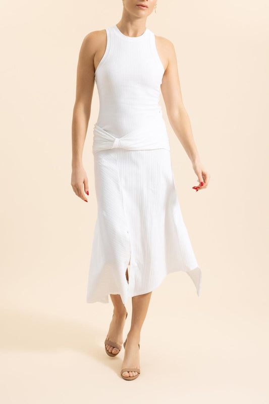 Rib Tank - White-WHITE-XS-CLOTHINGTOPTANK-VICTORIA BECKHAM