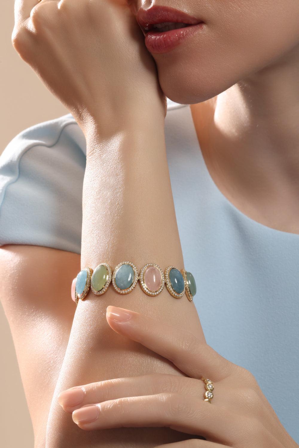 Beryl Front Street Bracelet-YELLOW GOLD-7-JEWELRYFINE JEWELBRACELET O-OCTAVIA ELIZABETH