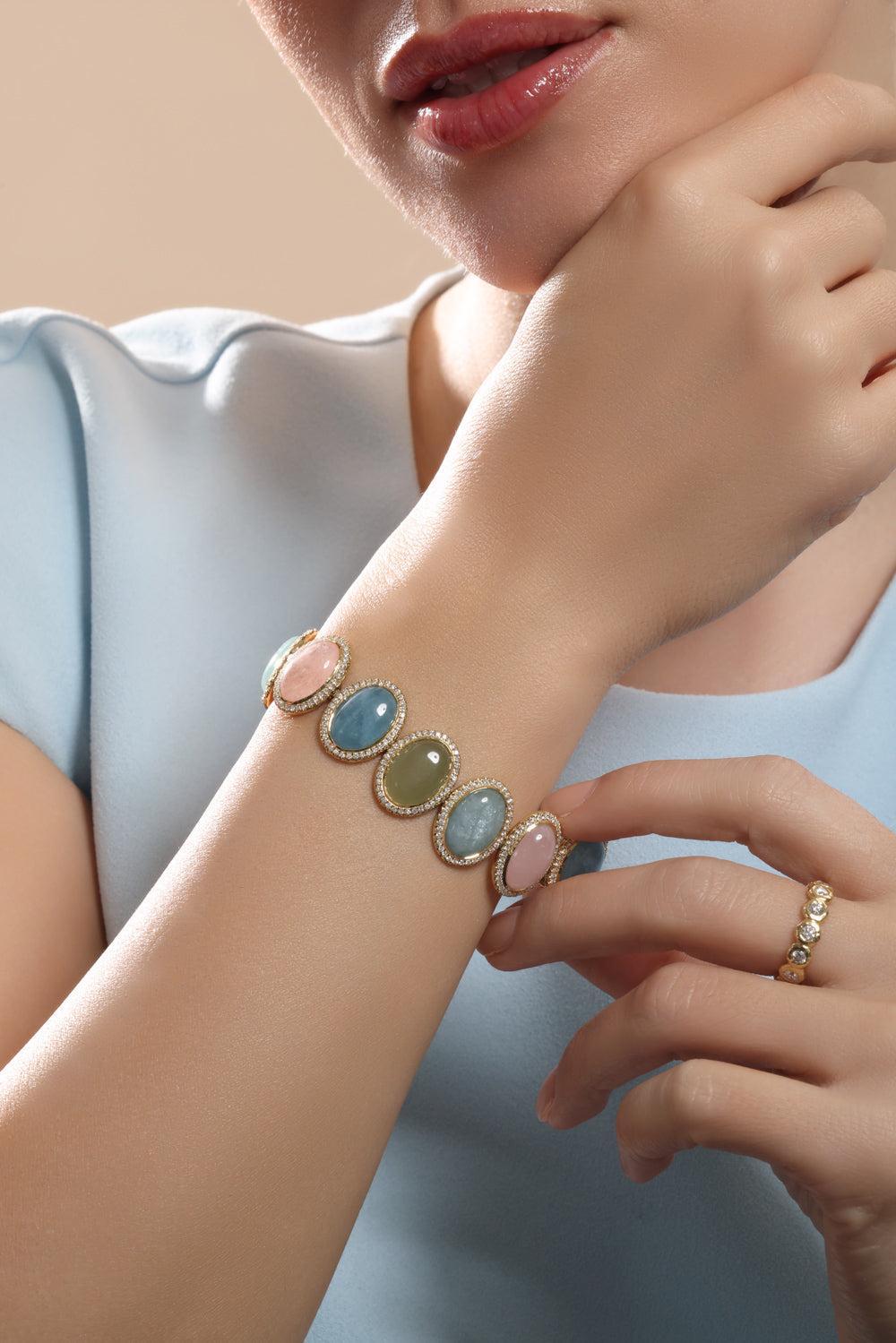 Beryl Front Street Bracelet-YELLOW GOLD-7-JEWELRYFINE JEWELBRACELET O-OCTAVIA ELIZABETH