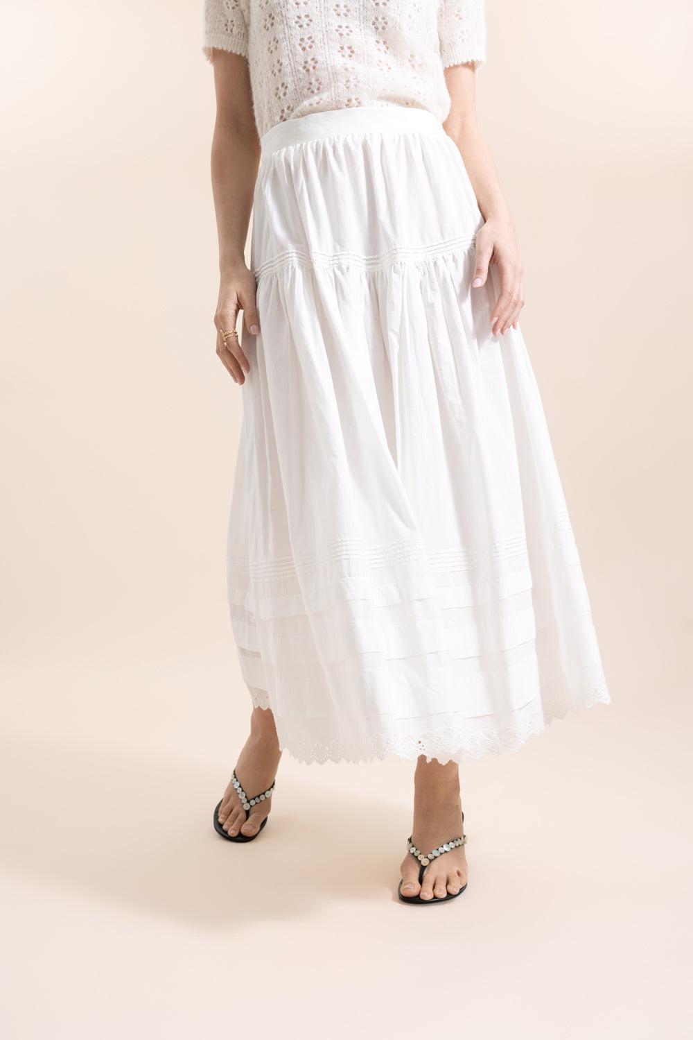 Sebastiane Midi Skirt-POWDER-XS-CLOTHINGSKIRTMIDI-DOEN