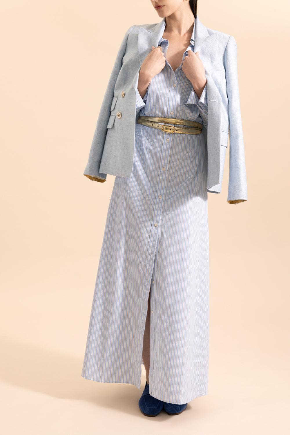 Valenciane Blazer-BLUE-34-CLOTHINGJACKETBLAZERS-DMN PARIS