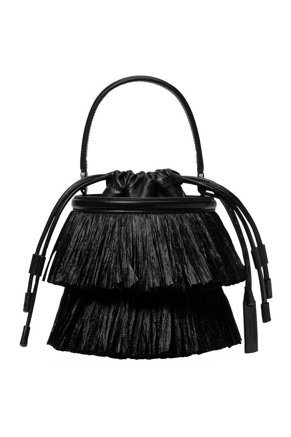 Mini Ischia Bucket Bag - Black