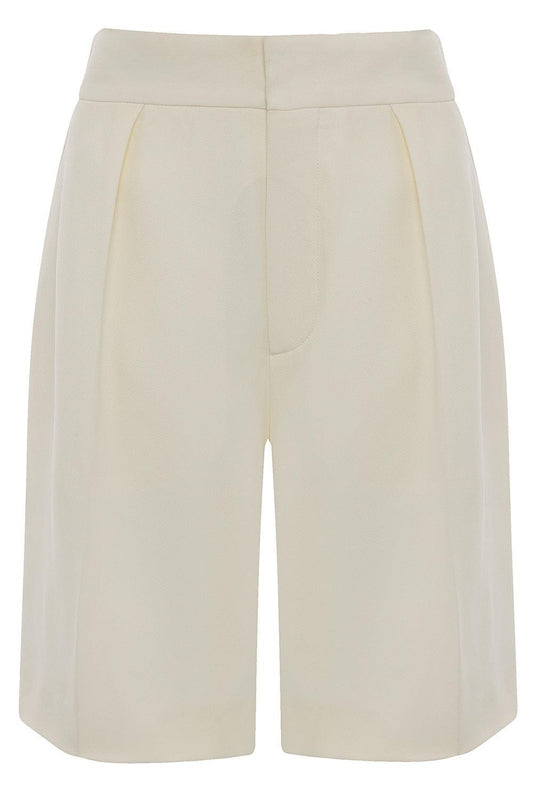 Tailored Shorts-CREAM-2-CLOTHINGPANTSHORT-VICTORIA BECKHAM
