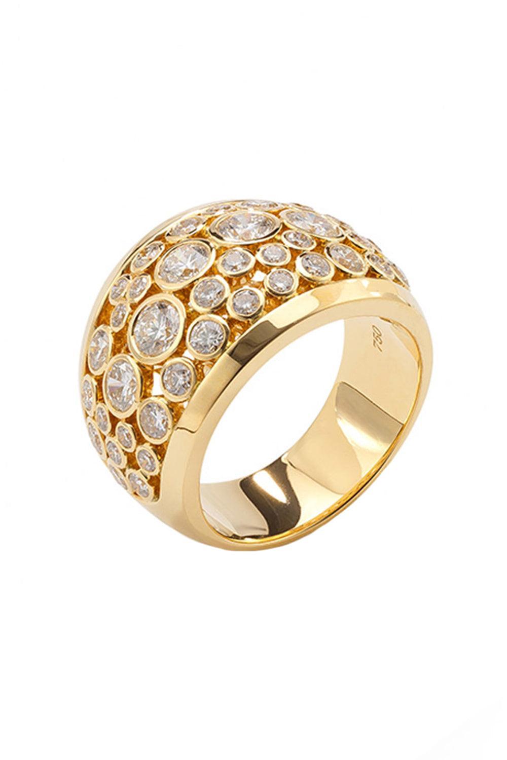 Diamond Bubble Ring-YELLOW GOLD-9.75-JEWELRYFINE JEWELRING-ROBINSON PELHAM