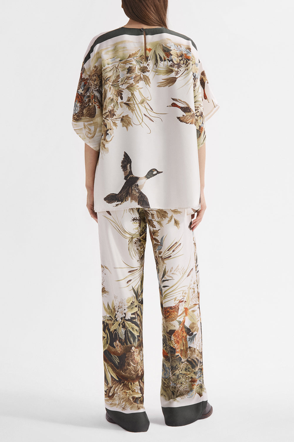 Woodland Print Wide Leg Pant-NOVELTY-XS-CLOTHINGPANTWIDE LEG-CO COLLECTION