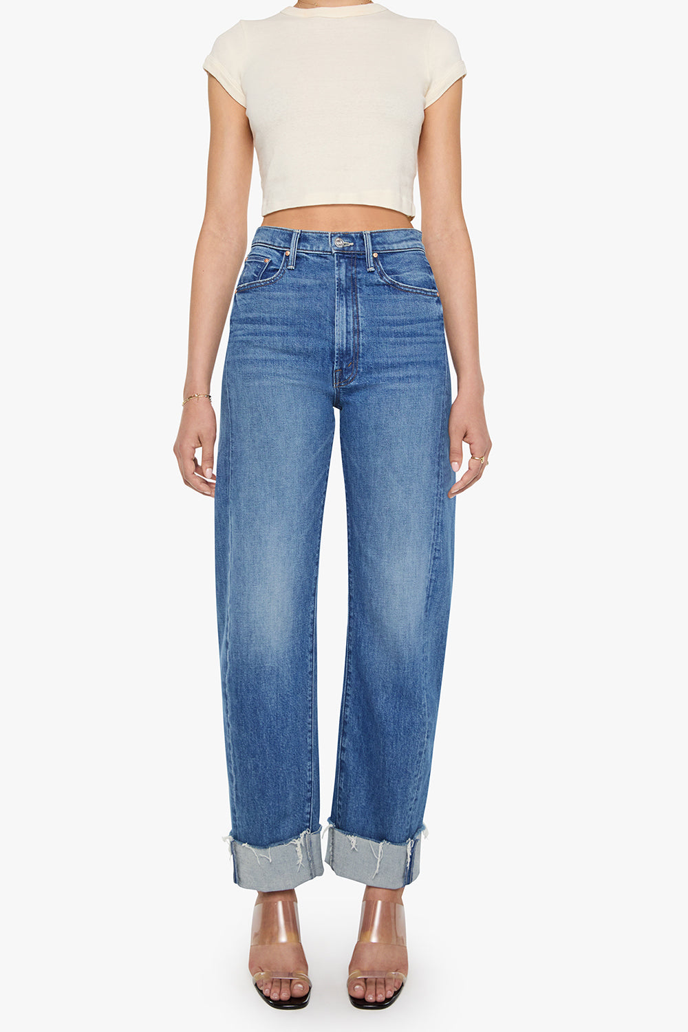 The Half-Pipe Flood Cuff Frayed Pant
