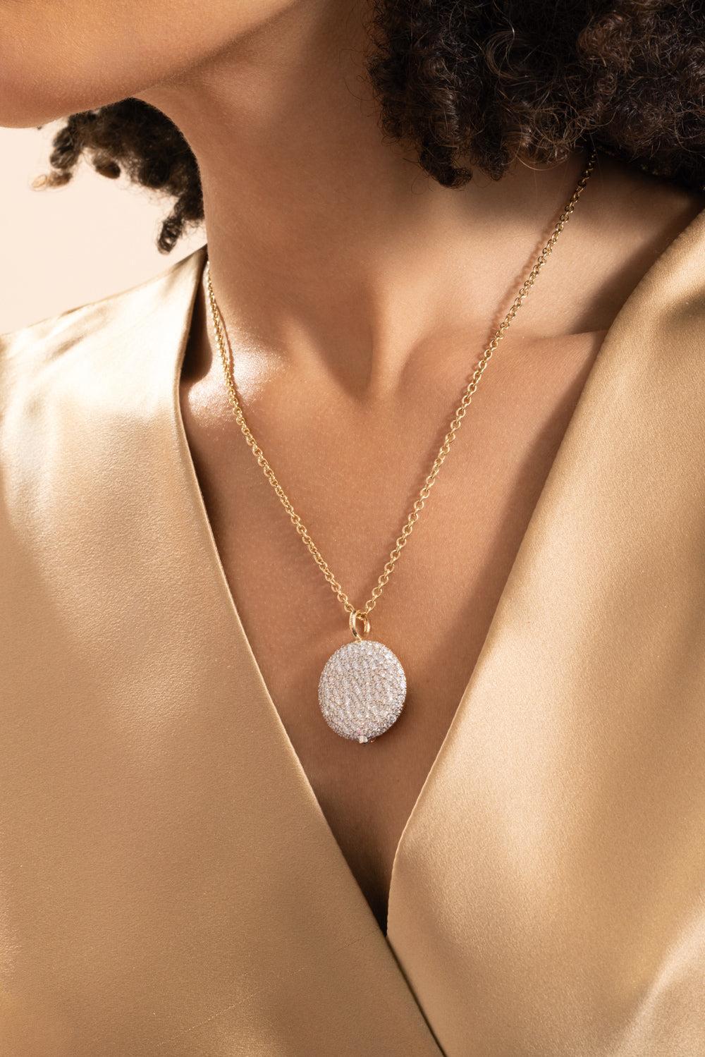 Saxon Cable Necklace-YELLOW GOLD-JEWELRYFINE JEWELNECKLACE O-WALTERS FAITH