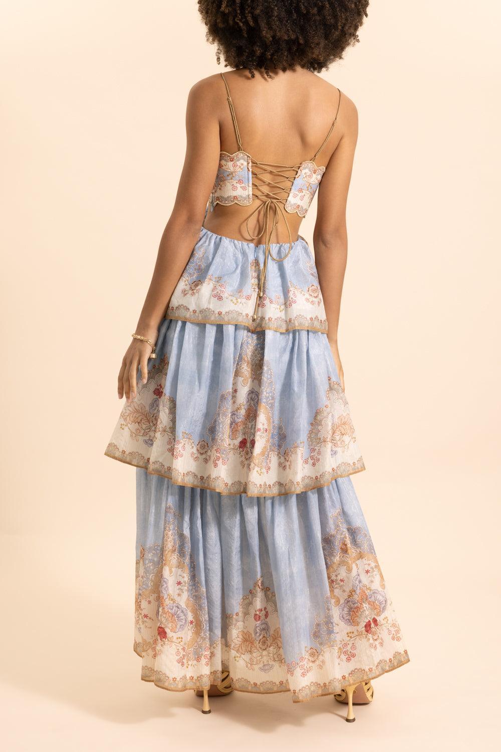 Daylight Tiered Maxi Dress-BLUE-0-CLOTHINGDRESSCASUAL-ZIMMERMANN