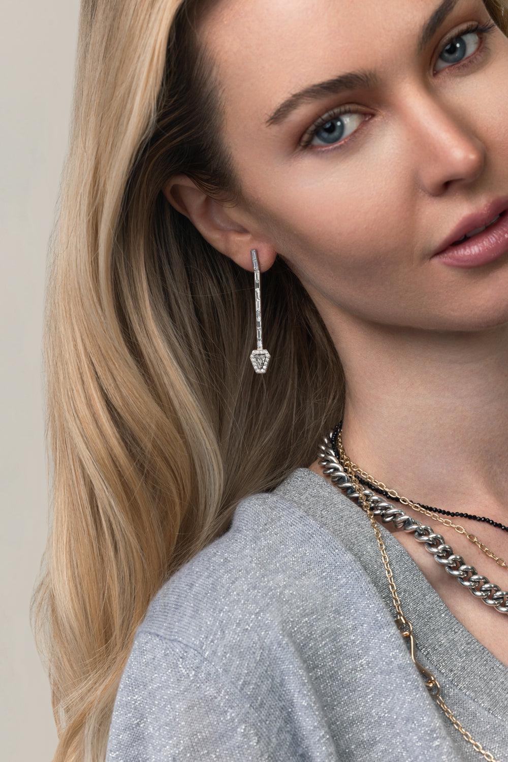 Keynes Shield Drop Earrings-PLATINUM-JEWELRYFINE JEWELEARRING-WALTERS FAITH