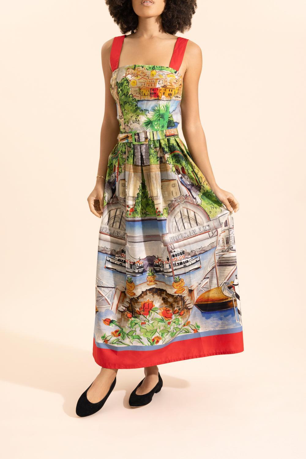 Long Poet Dress-LKE COMO-XS-CLOTHINGDRESSCASUAL-RANI ARABELLA
