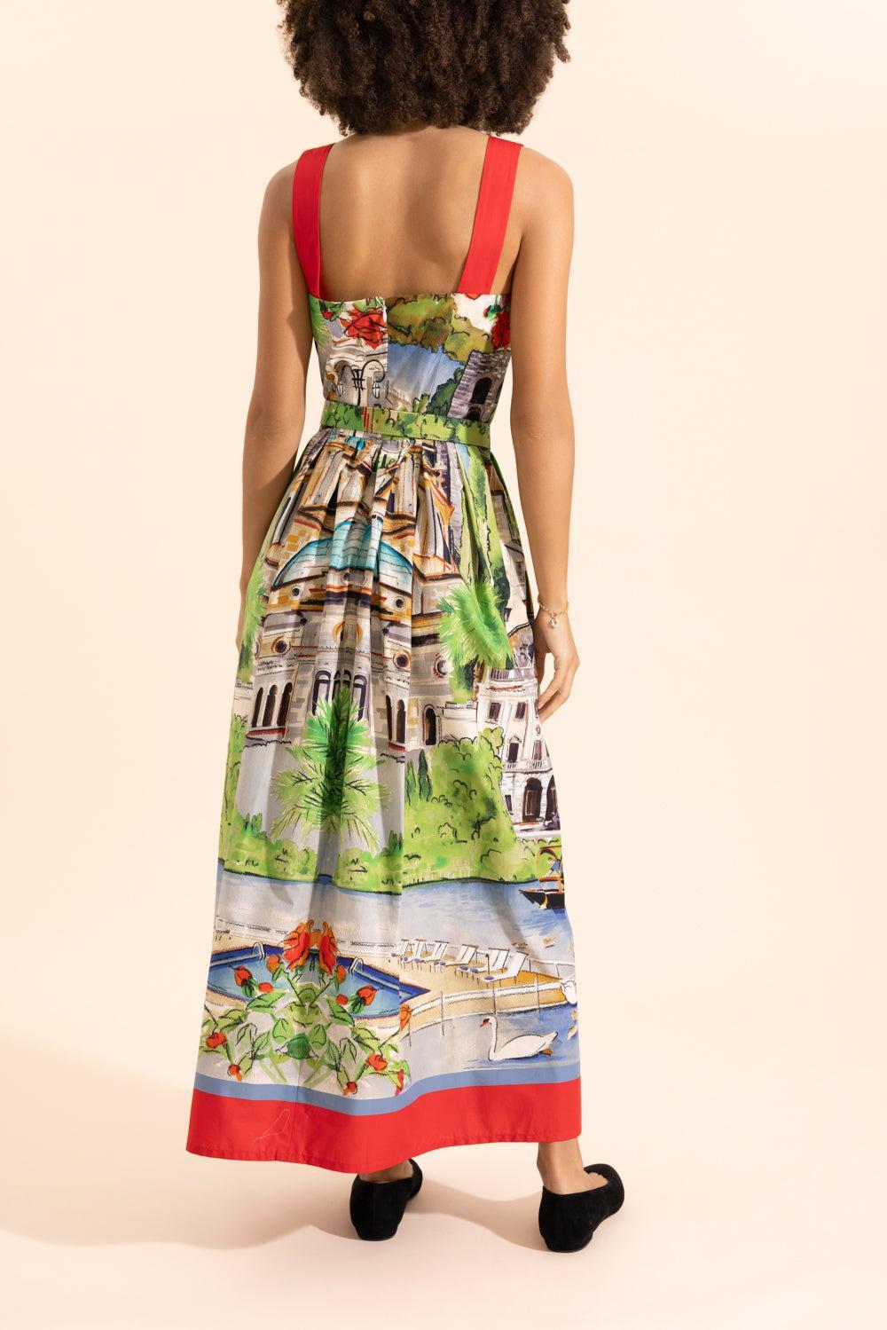 Long Poet Dress-LKE COMO-XS-CLOTHINGDRESSCASUAL-RANI ARABELLA