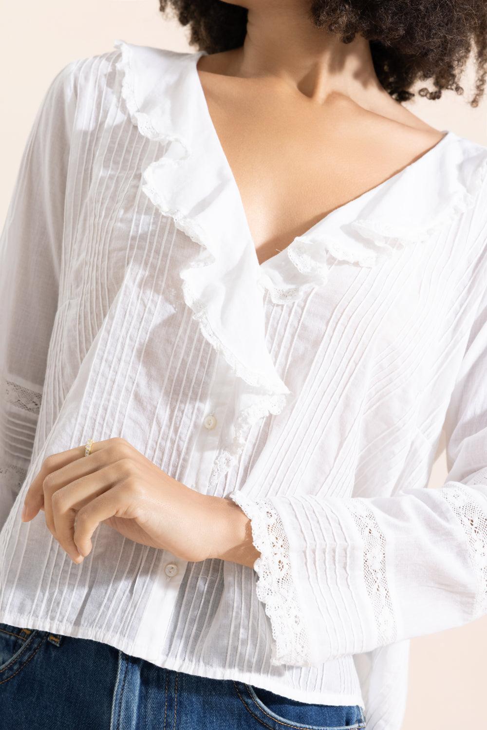 Huguette Blouse-SALT-XS-CLOTHINGTOPBLOUSE-DOEN