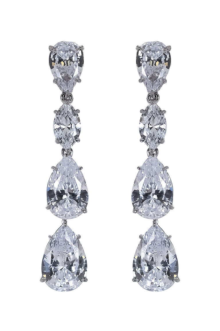 Pear Marquise Drop Earrings