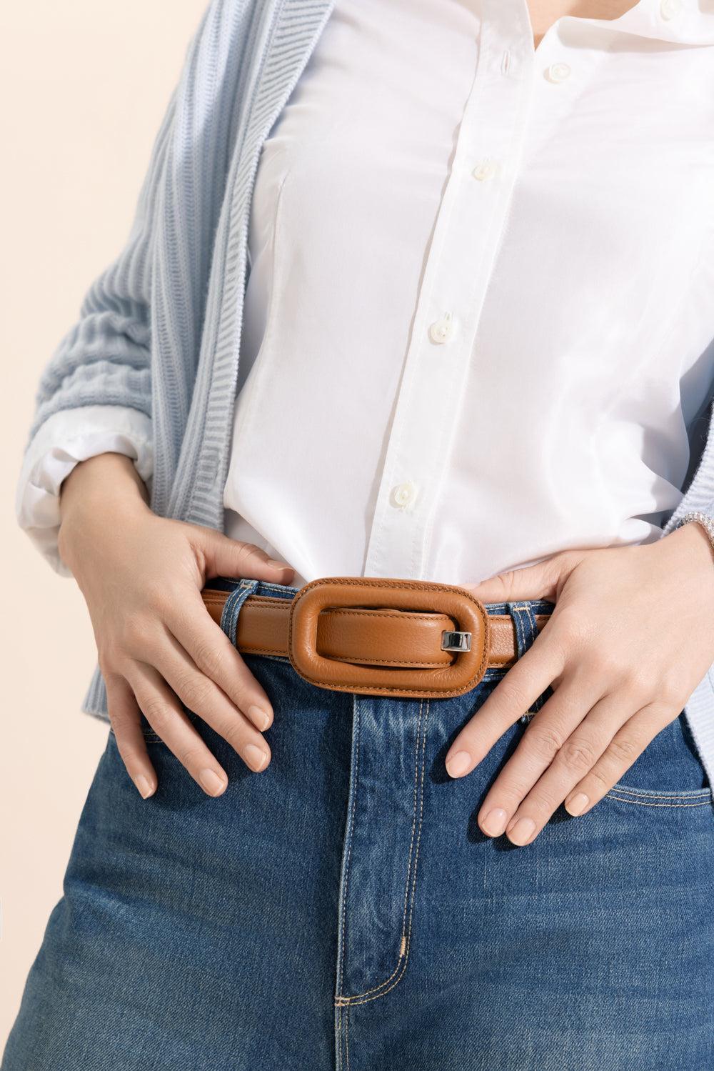 Lavanda Belt - Brandy-BROWN-75-ACCESSORIEBELTS-GAVAZZENI