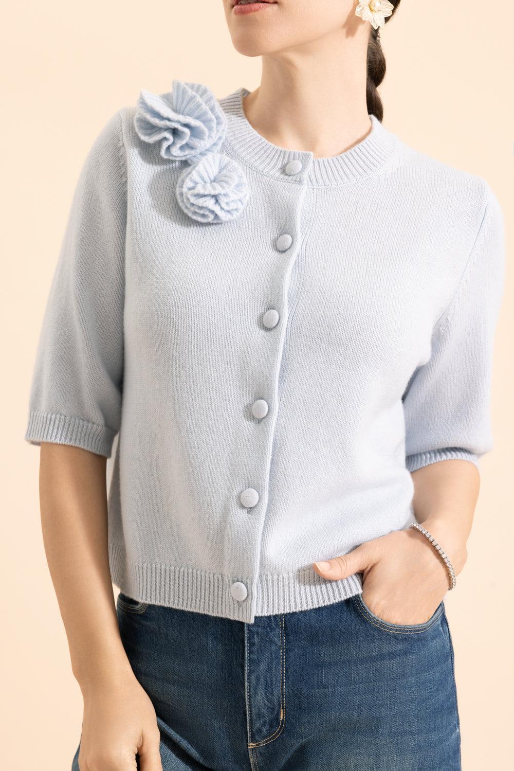 Crewneck Cardigan-DAYLTSHM-XS-CLOTHINGTOPCARDIGAN-ALLUDE