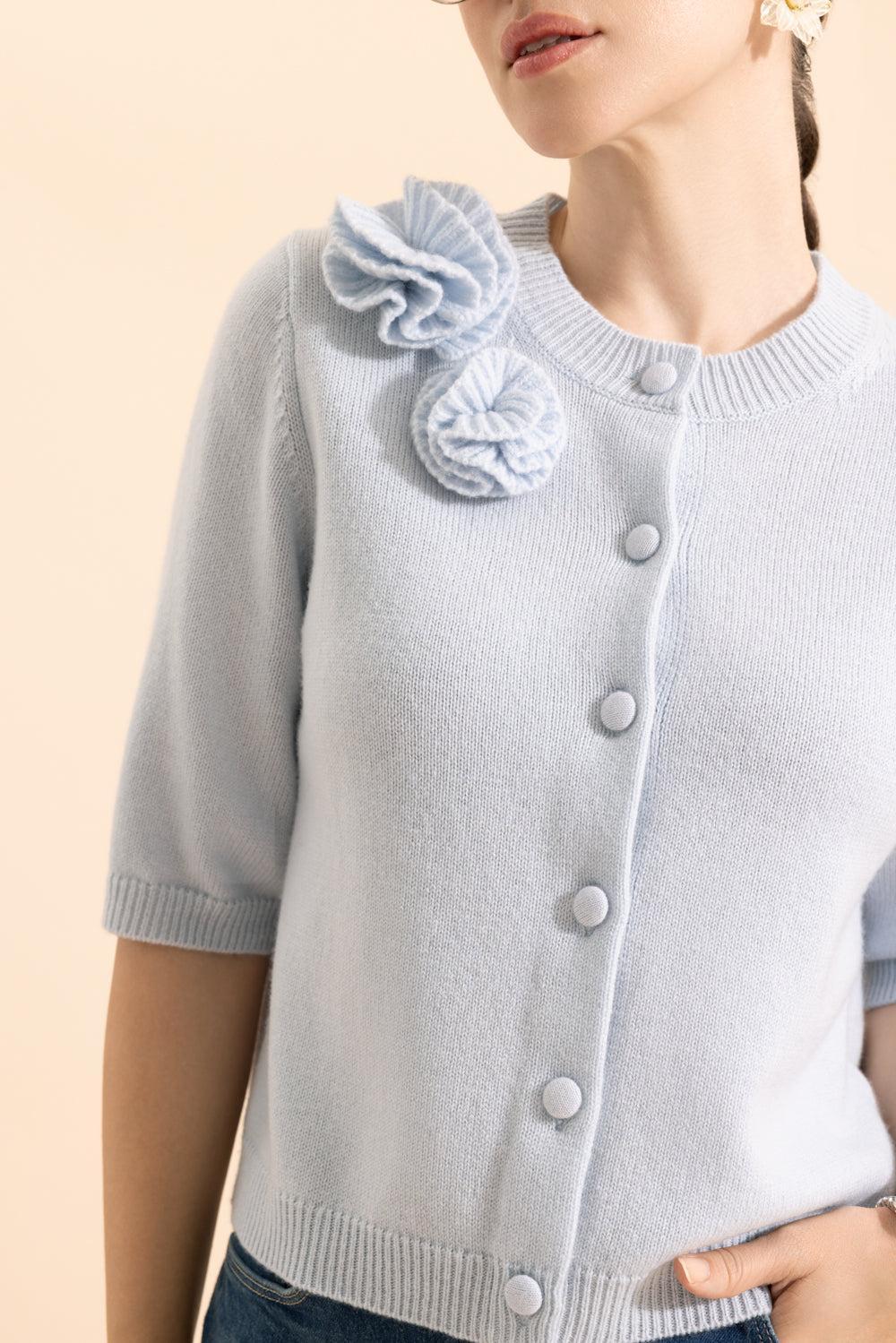 Crewneck Cardigan-DAYLTSHM-XS-CLOTHINGTOPCARDIGAN-ALLUDE
