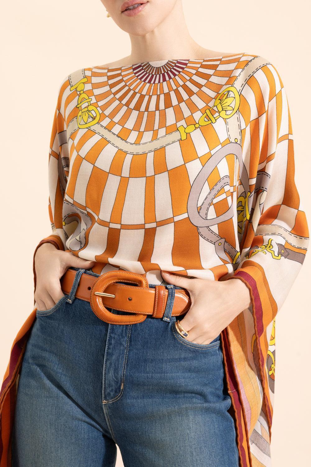 Aloe Belt - Arancio-RED-75-ACCESSORIEBELTS-GAVAZZENI