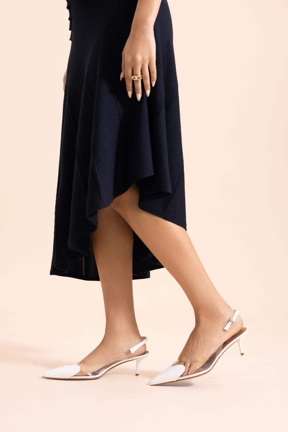 Le Cceur Slingback 50-BLANCOPT-36.5-SHOEPUMP-ALAÏA