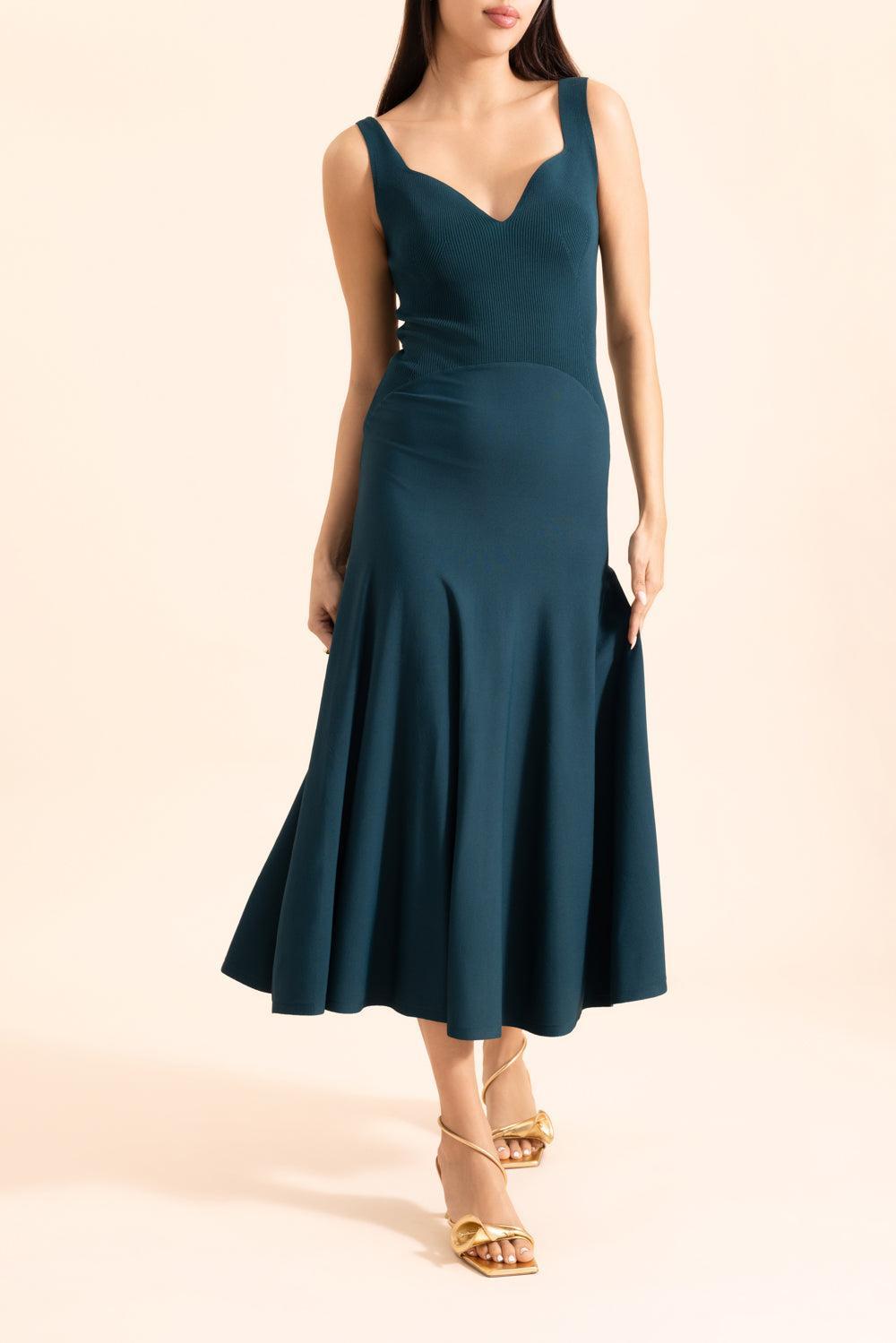 Fit Flare Dress-PETRFONC-34-CLOTHINGDRESSCOCKTAIL-ALAÏA