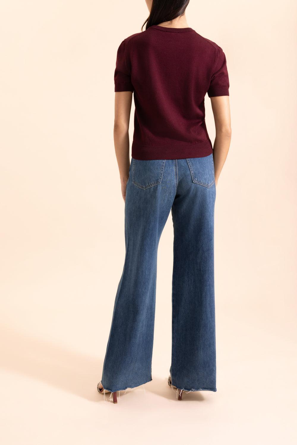 Janis Pullover Crewneck - Wine-WINE-XS-CLOTHINGTOPKNITS-HIGH SPORT