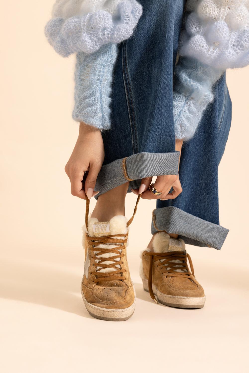 Ball Star Crystal Sneaker-COGBGESL-36-SHOESNEAKER-GOLDEN GOOSE