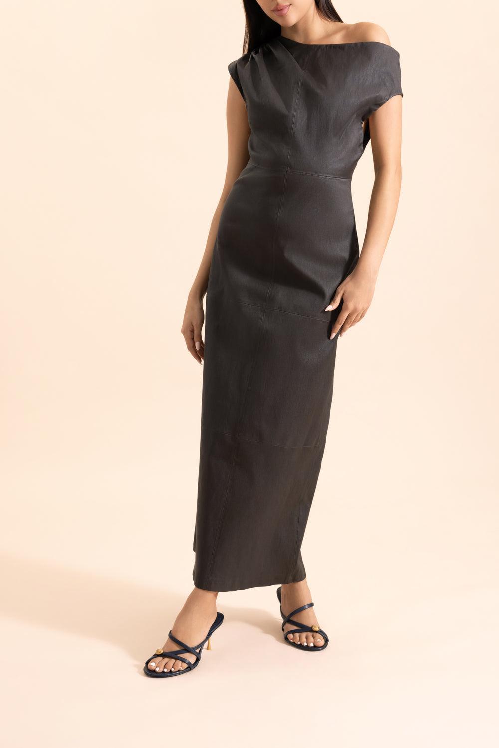 Marlowe Dress-BLACK-2-CLOTHINGDRESSCASUAL-TWP