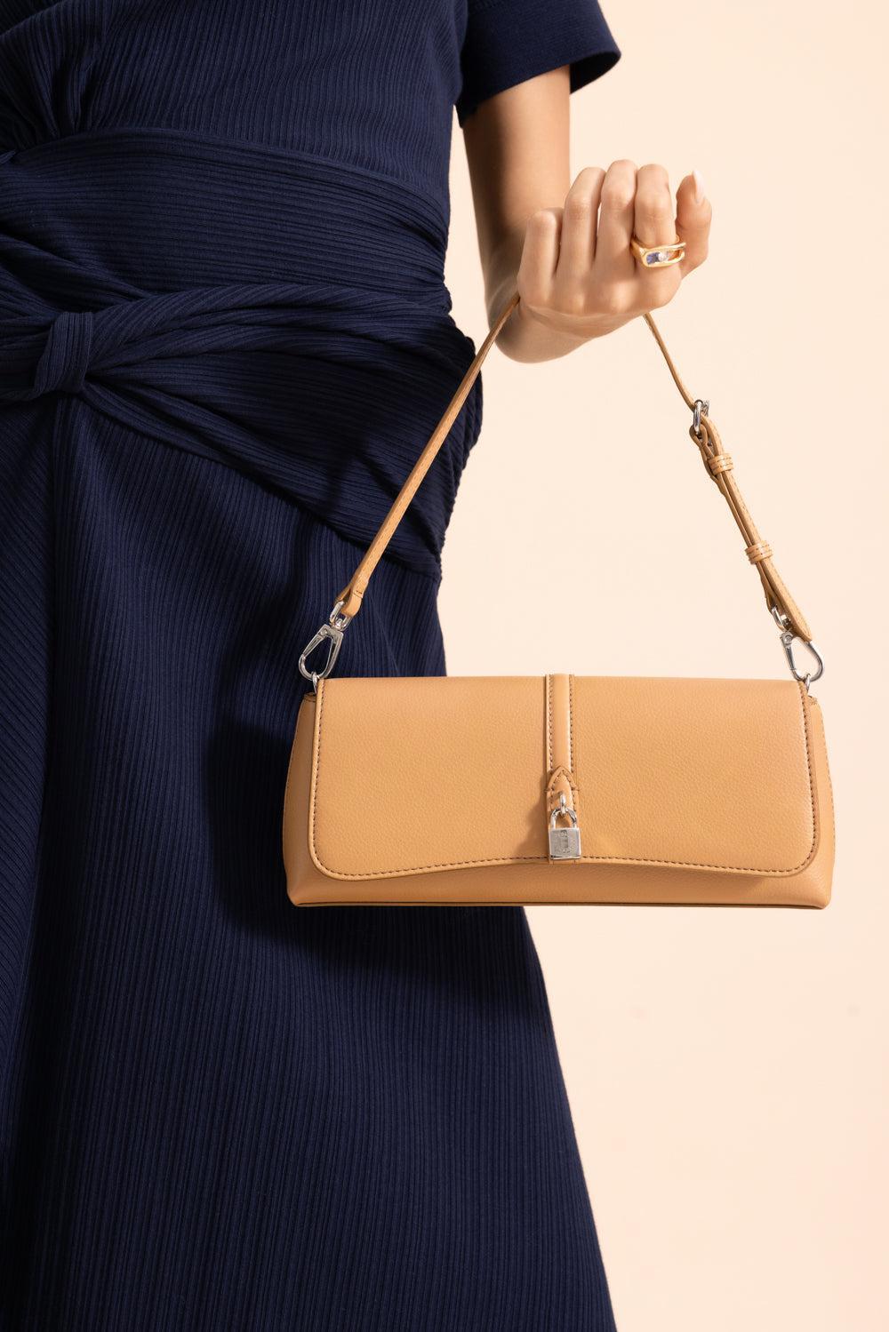 Ryder Pochette Shoulder Bag - Honey-HONEY-HANDBAGCLUTCHES-STELLA MCCARTNEY