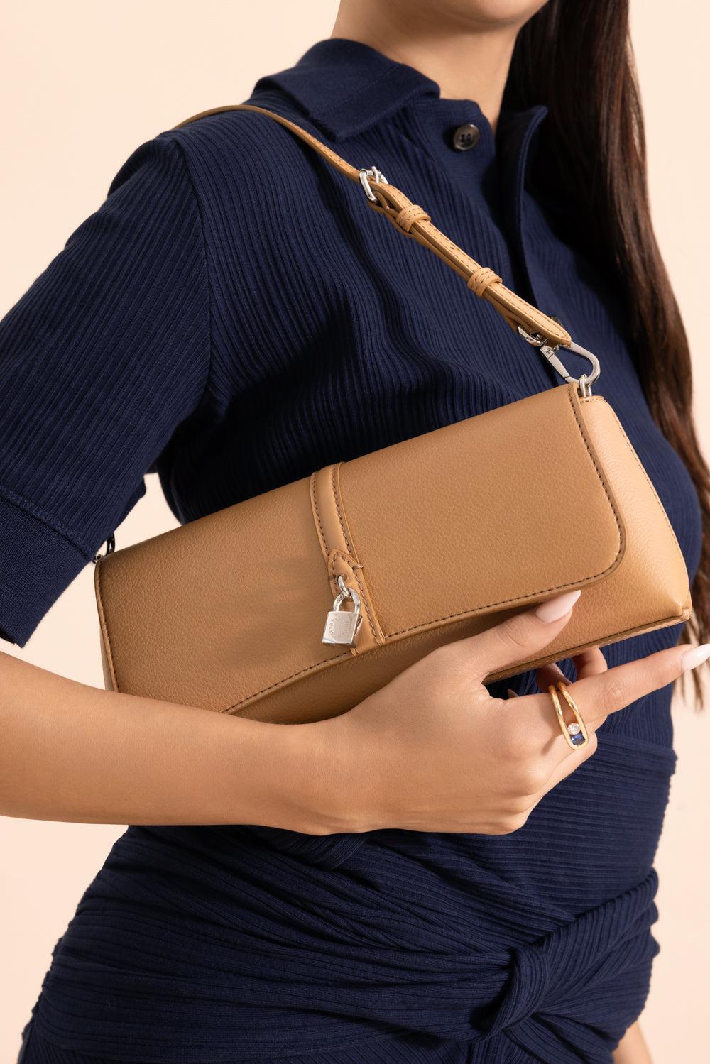 Ryder Pochette Shoulder Bag - Honey-HONEY-HANDBAGCLUTCHES-STELLA MCCARTNEY